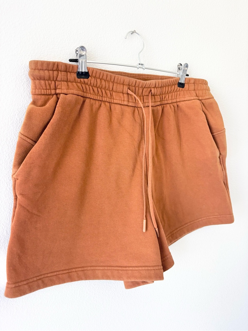 Lululemon Rust Drawstring Athletic Shorts - Picture 2 of 7